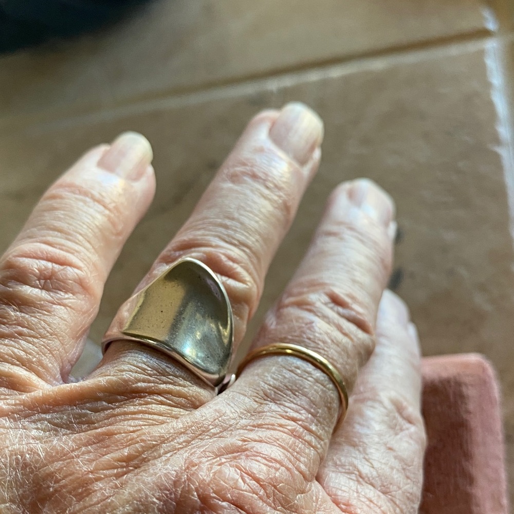 Sterling Silver Sculpted Ring - Picture 3 of 3